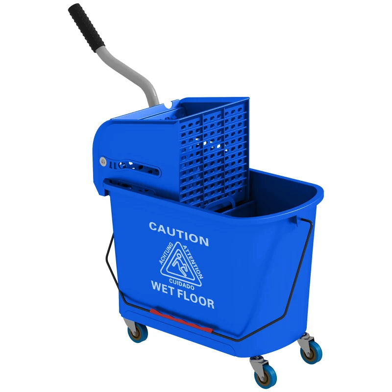Compact Mop Bucket With Wringer On Wheels For Floor Cleaning 21 Quart - Image 6
