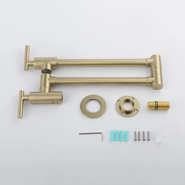 Folding faucet Pot Filler Faucet Wall Mount - Image 2