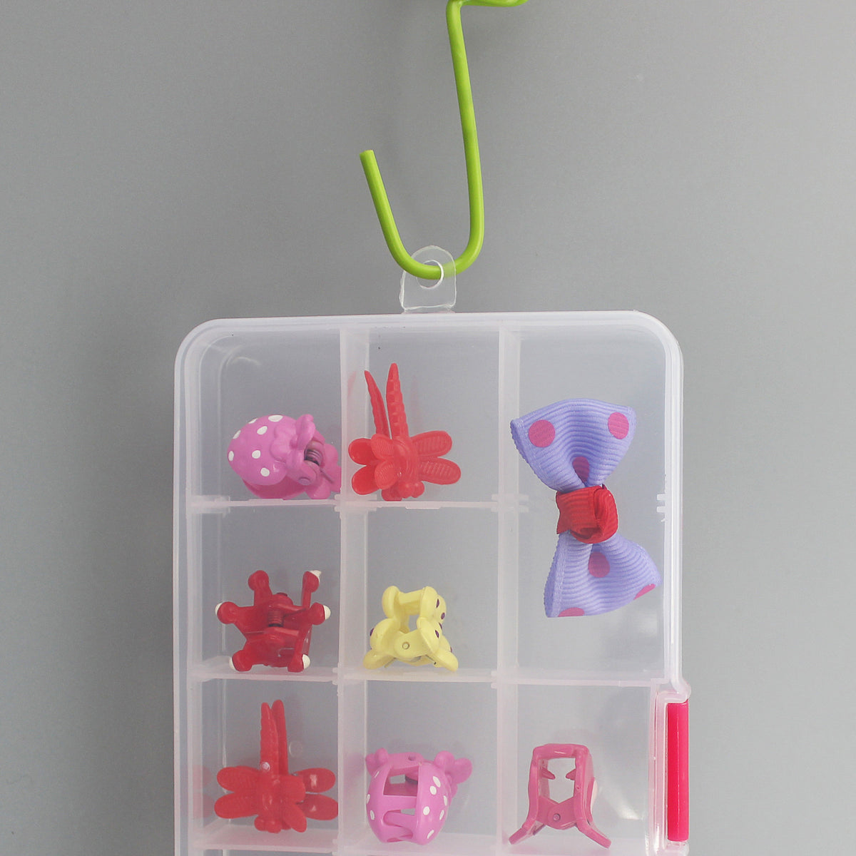 plastic 15 compartment transparent storage product angle 7