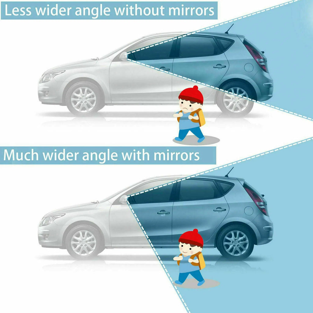 2x 360° Stick On Rear View Auxiliary Blind Spot Mirror Wide Angle Car Truck SUV - Image 6