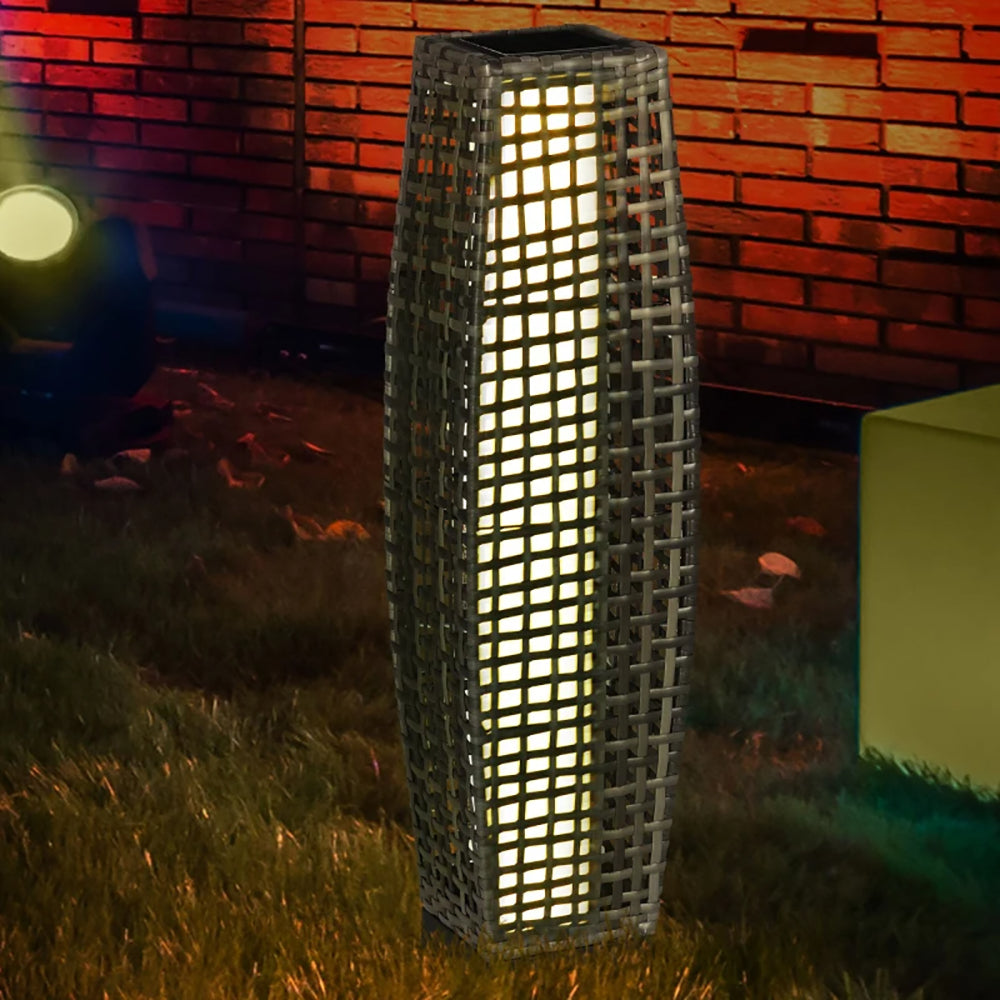 Solar Floor Lamp Outdoor Garden Lantern Pathway Light & Decorative Driveway - Image 4