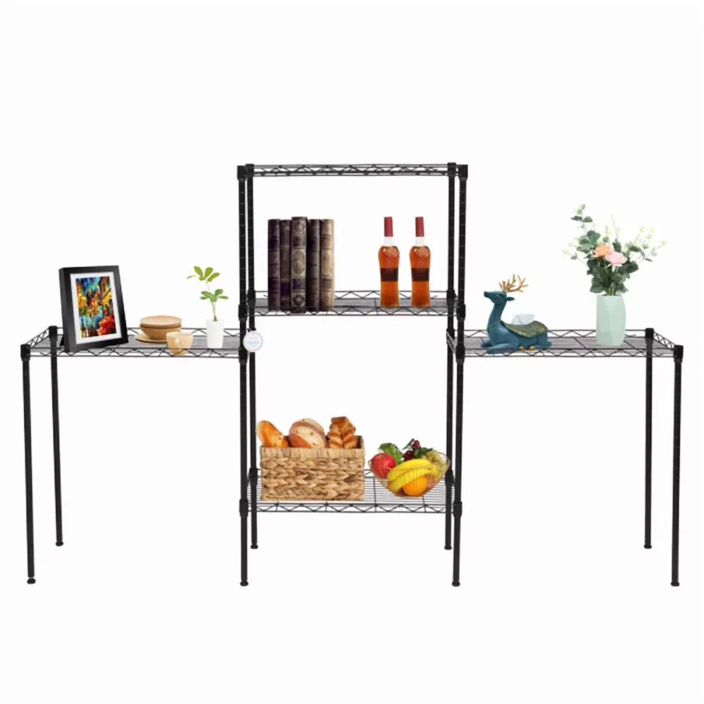 5 Tier Heavy Duty Steel Storage Rack Shelving Unit 72 in H x 48 in W x 24 in D - Image 4