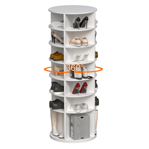 7-Tier Rotating Shoe Storage Tower