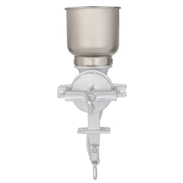 500# Home Use Hand Cranking Operation Grain Grinder Silver - Image 2