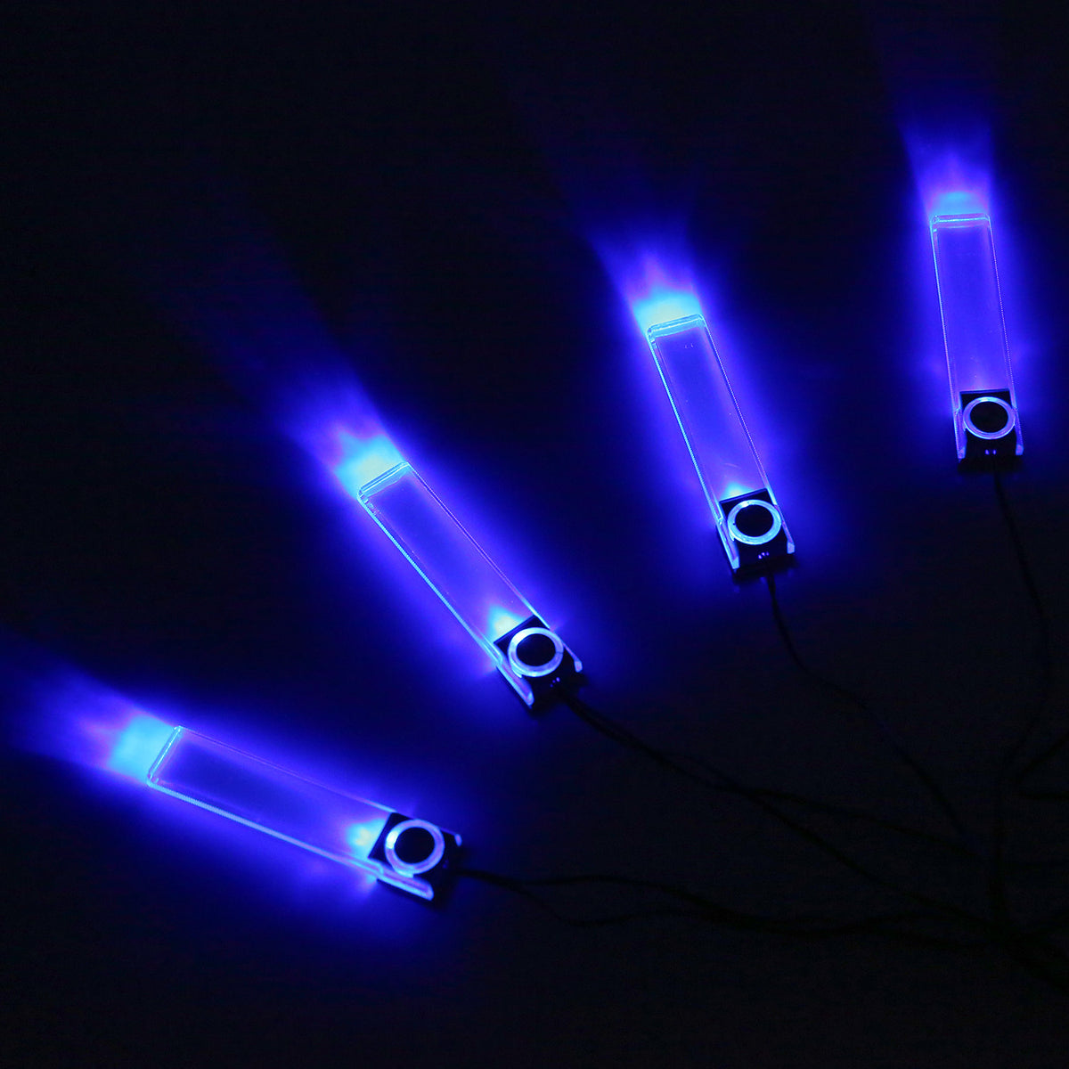 4pcs car interior led atmosphere detail and structure