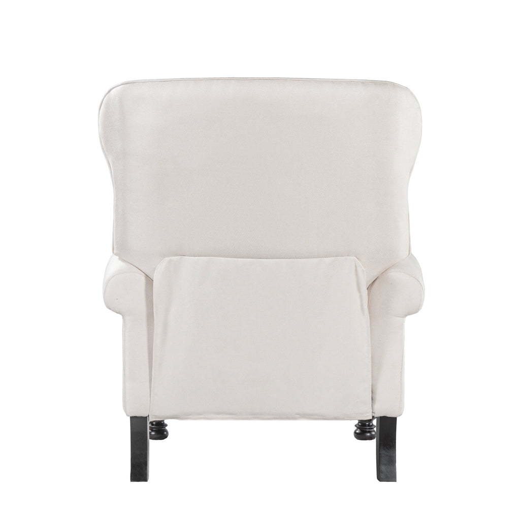 Modern Manual Push Back Recliner Chair Fabric Upholstered 3 Position Recliner - Image 3