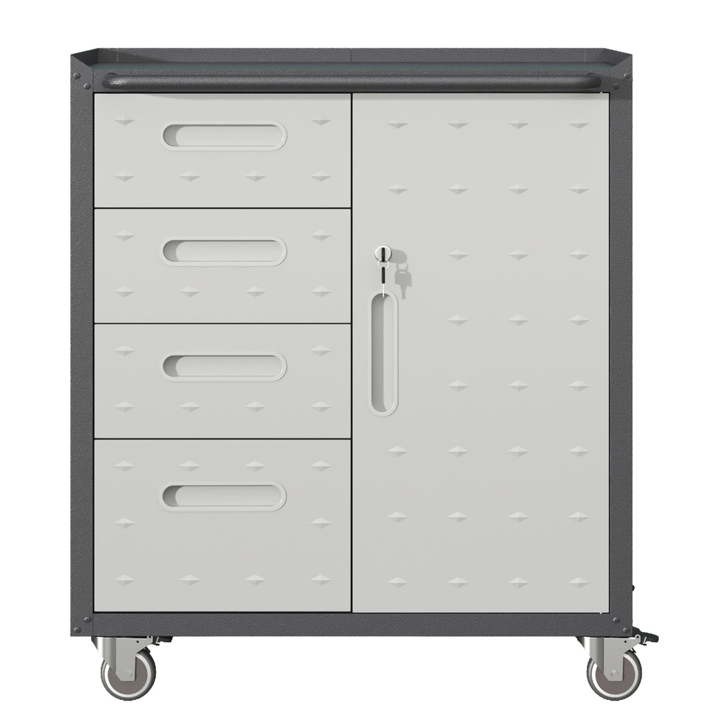 Sturdy Metal Tool Storage Cabinet With Wheels Tool Storage Cabinet For Garage - Image 2
