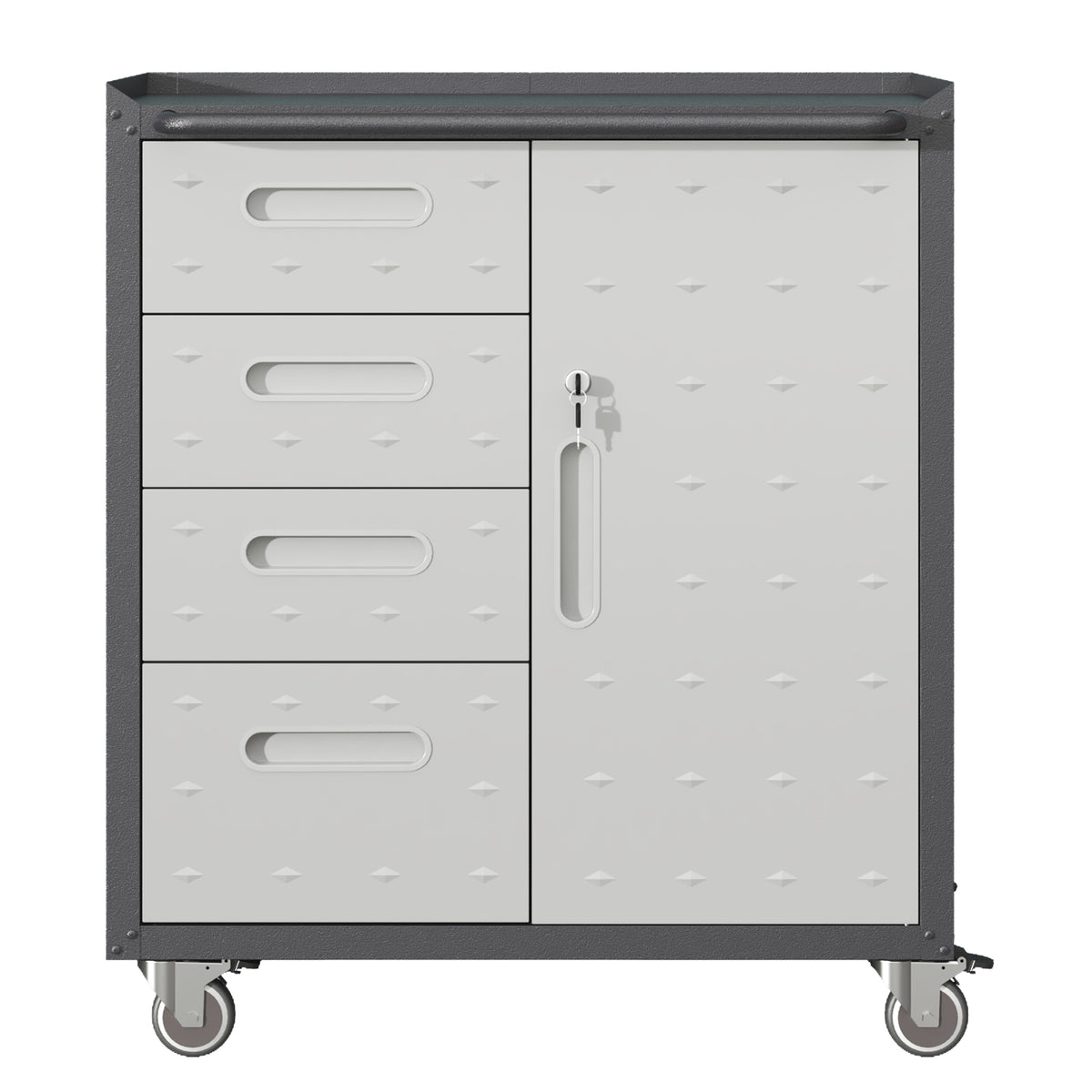 Sturdy Metal Tool Storage Cabinet With Wheels Tool Storage Cabinet For Garage - Image 2