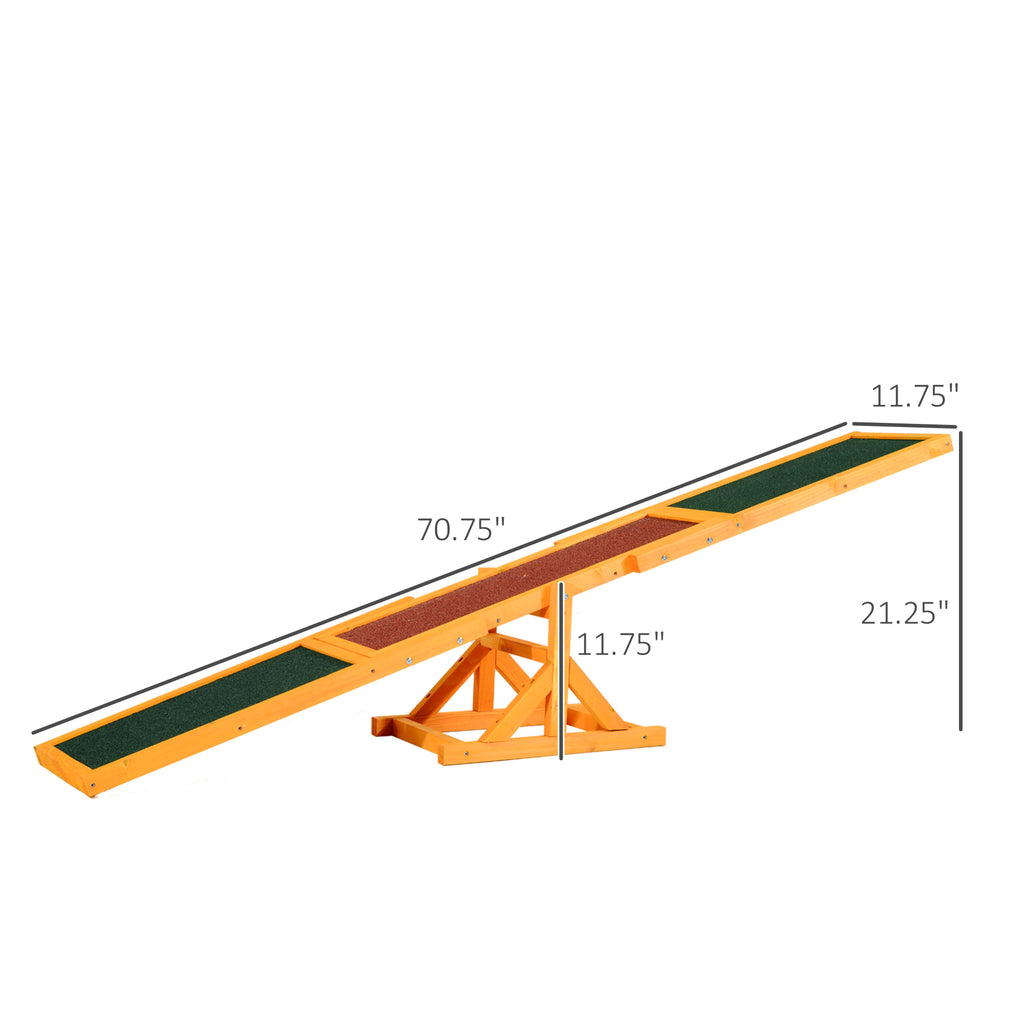 Wooden Dog Agility Seesaw for Balance Training and Exercise Platform Equipment - Image 4