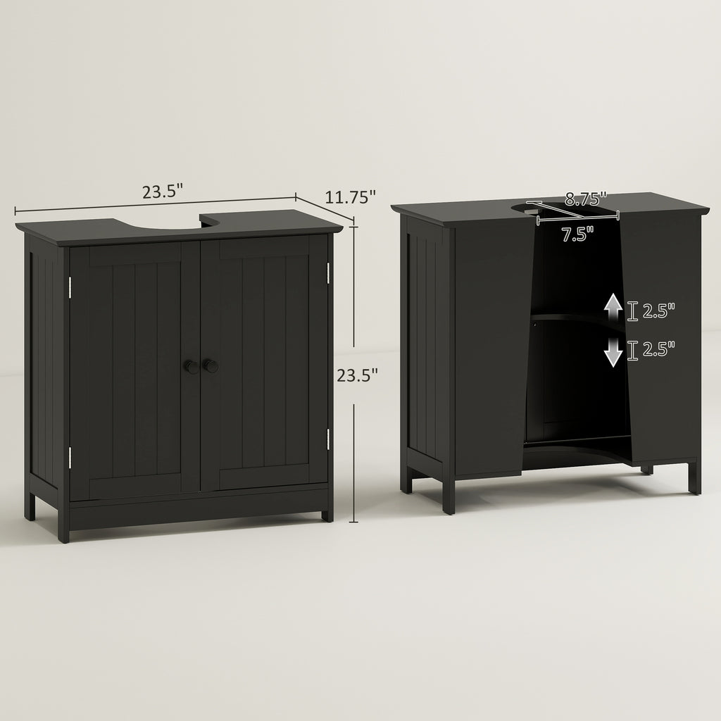 under sink bathroom cabinet pedestal in use lifestyle