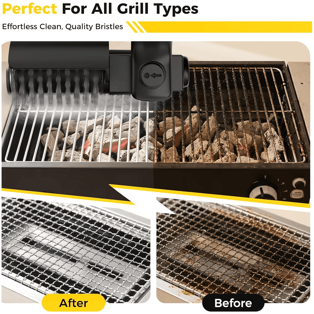 Professional Electric Rotary Grill Brush 3 Speed High Torque Power Scrubber 304 - Image 4