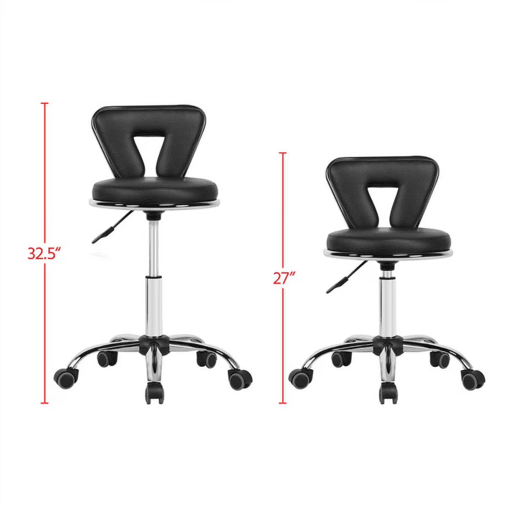 Rotating And Height adjustable Bar Stool With Legs Black Maximum Five Orders - Image 5