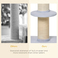 Cat Tree Kitty Tower with Sisal Mat Scratching Post Cat Bed Cushion Perch
