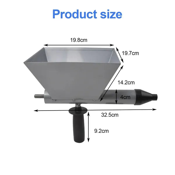 Easy to Use Cement Sprayer Gun With 4 Interchangeable Nozzles Stainless