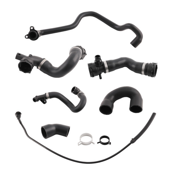 Radiator Coolant Water Hose Pipe Kit 7 Hoses Fit For BMW 128i 2008 2013 Fit For - Image 4