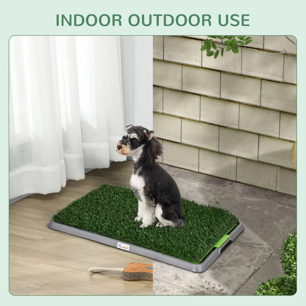 Artificial Grass Pee Pad for Dogs Potty Training 26" x 16" 2 Packs Green - Image 2