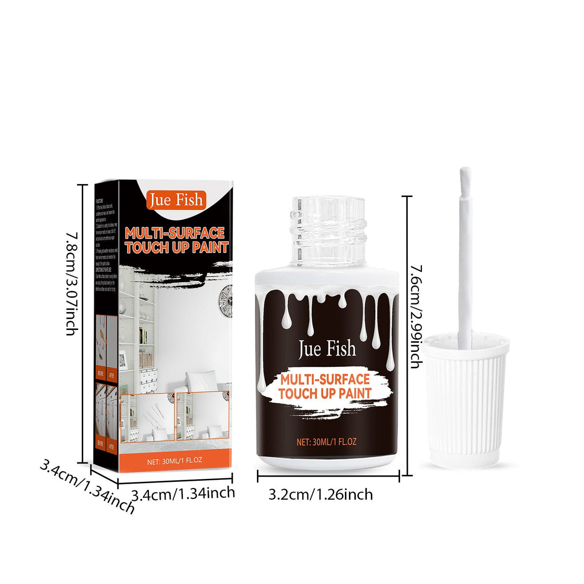 JUE FISH Multi Surface Touch Up Paint 30 ml / 1 Bottle - Image 5