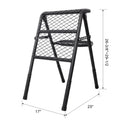 Foldable SUV Tire Ladder Adjustable Vehicle Access Step for Truck SUV RV Offroad