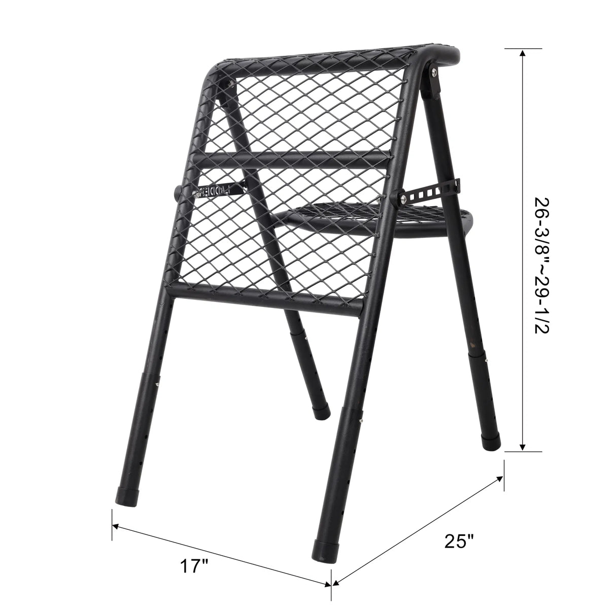 Foldable SUV Tire Ladder Adjustable Vehicle Access Step for Truck SUV RV Offroad