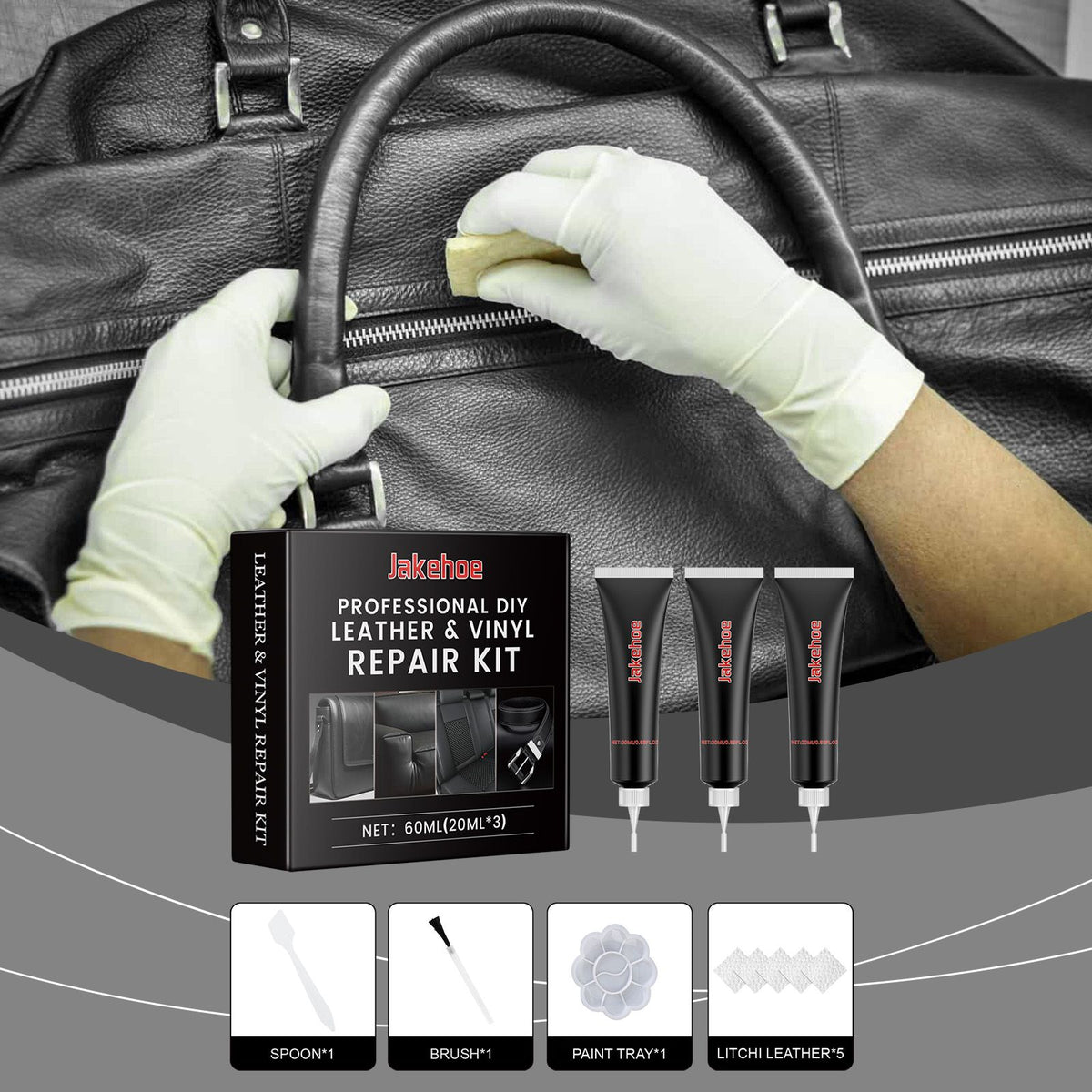 JAKEHOE Leather Repair Paste Kit 1set Kit - Image 5