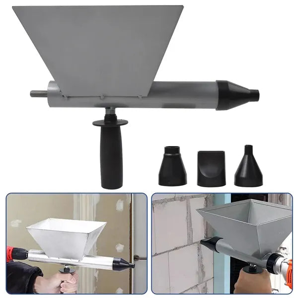 Easy to Use Cement Sprayer Gun With 4 Interchangeable Nozzles Stainless - Image 3