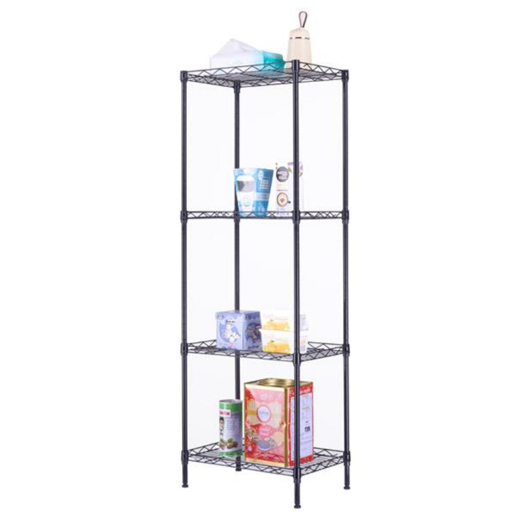 4 Tier Wire Shelving Unit Metal Storage Rack - Image 2