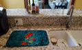 Maters Tomatoes Dish Drying Mat Absorbent Dish Drying Mat Pad for Kitchen