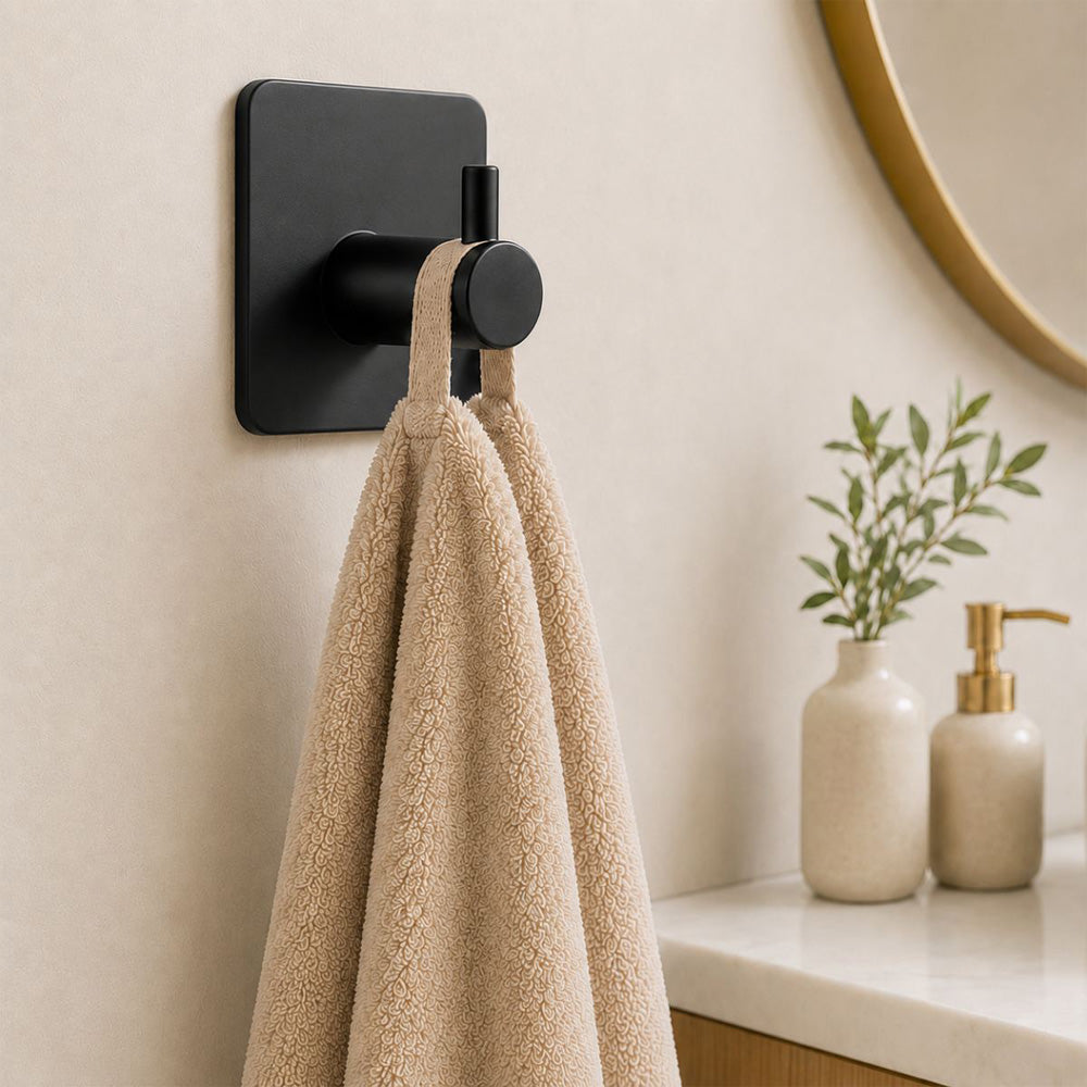 2pcs adhesive towel hook square product angle 8