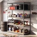 5 Tier Heavy Duty Garage Shelving Unit 2200 LBS Total Load Capacity Boltless