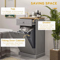 Kitchen Tilt Out Trash Bin Cabinet Free Standing Recycling Cabinet Trash Can