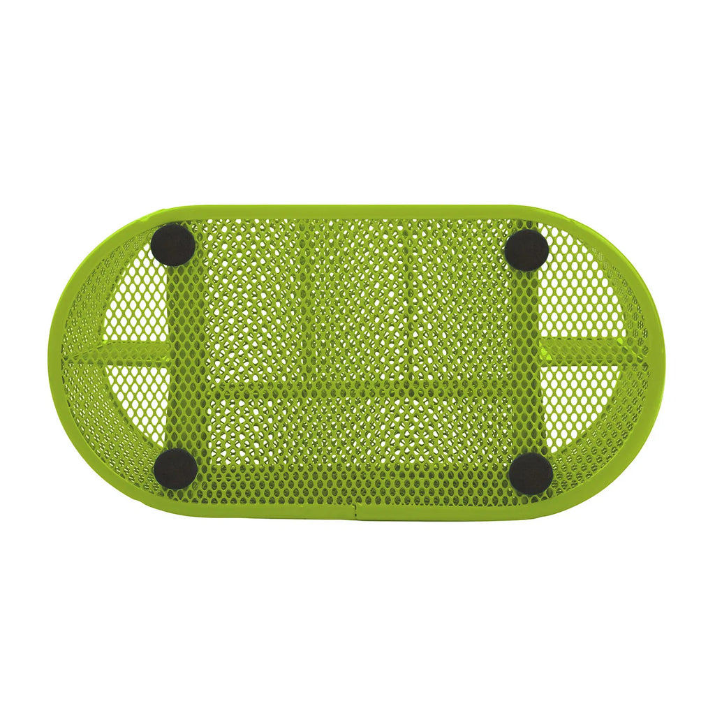 Metal Mesh Pencil Holders Desk Organizer w/9 Compartment Pen Holder Storage - Image 2
