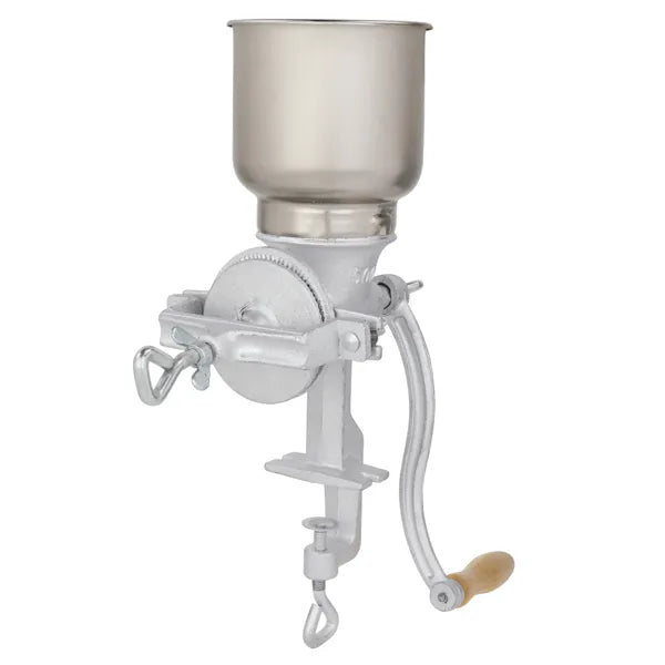500# Home Use Hand Cranking Operation Grain Grinder Silver - Image 5