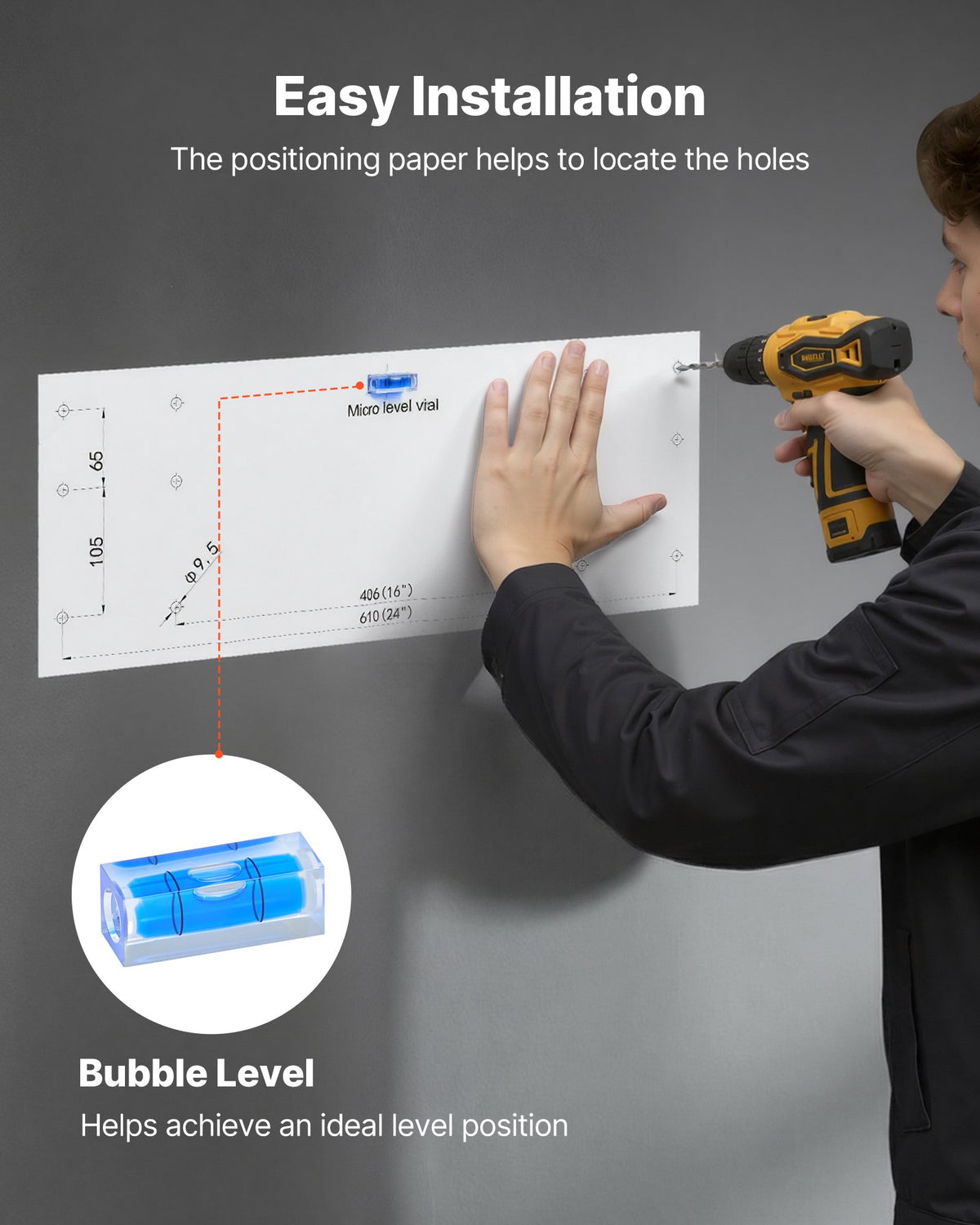 2-tier heavy duty wall garage packaging and components