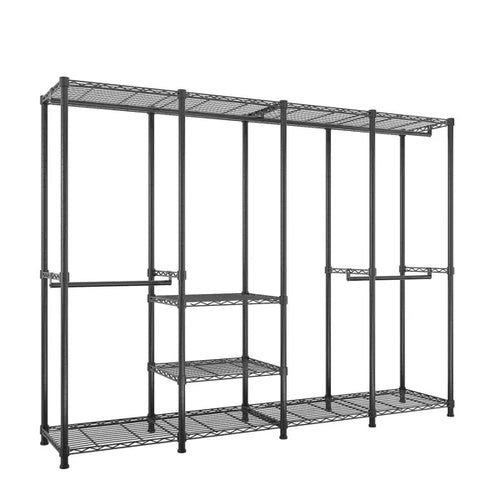 (190 x 40 x 190) Cm Wire Garment Rack Heavy Duty Clothes Rack Closet Organizer - Image 2