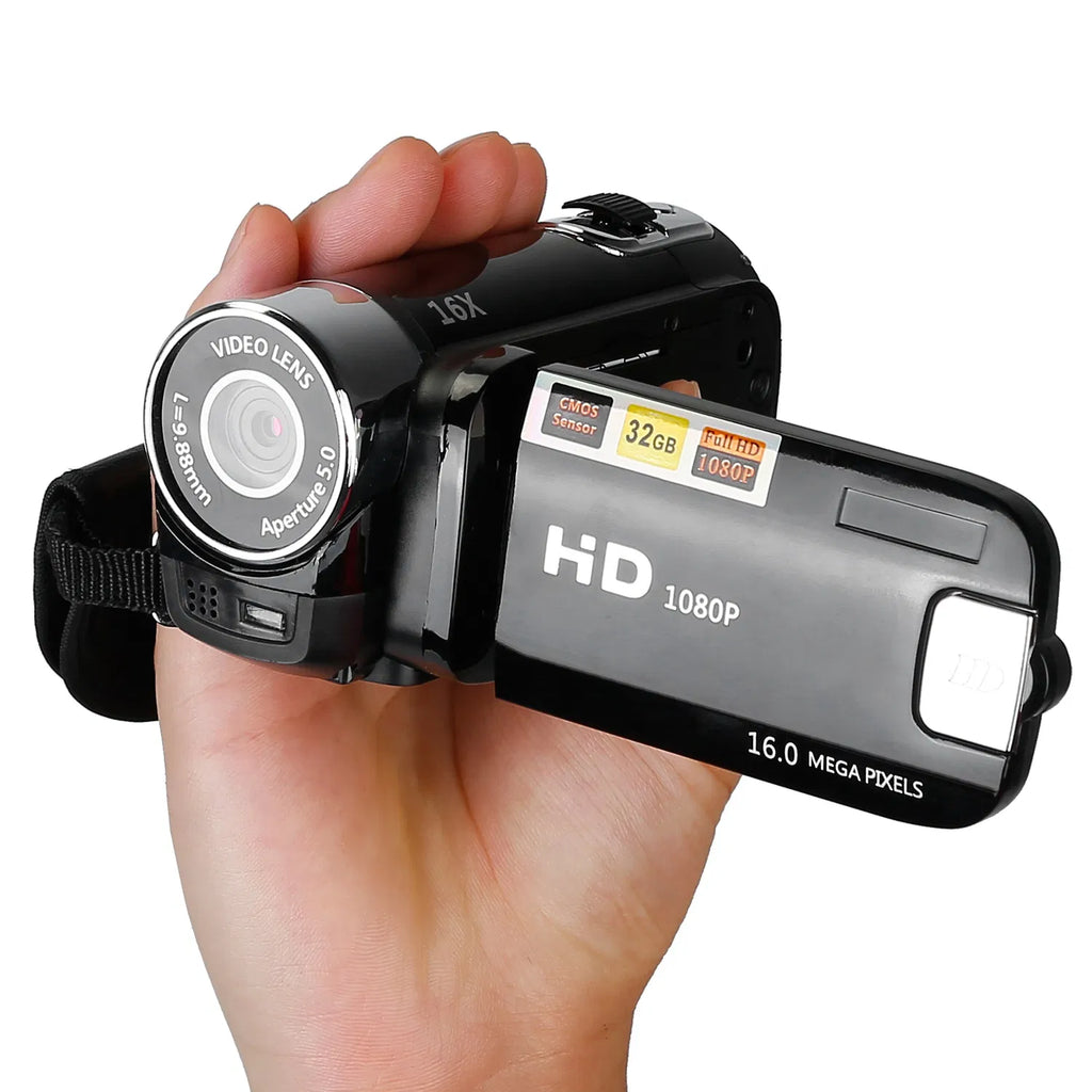 HD 1080P Digital Video Camcorder 2.7in 16X Zoom DV Camera 270° Rotation - Image 5