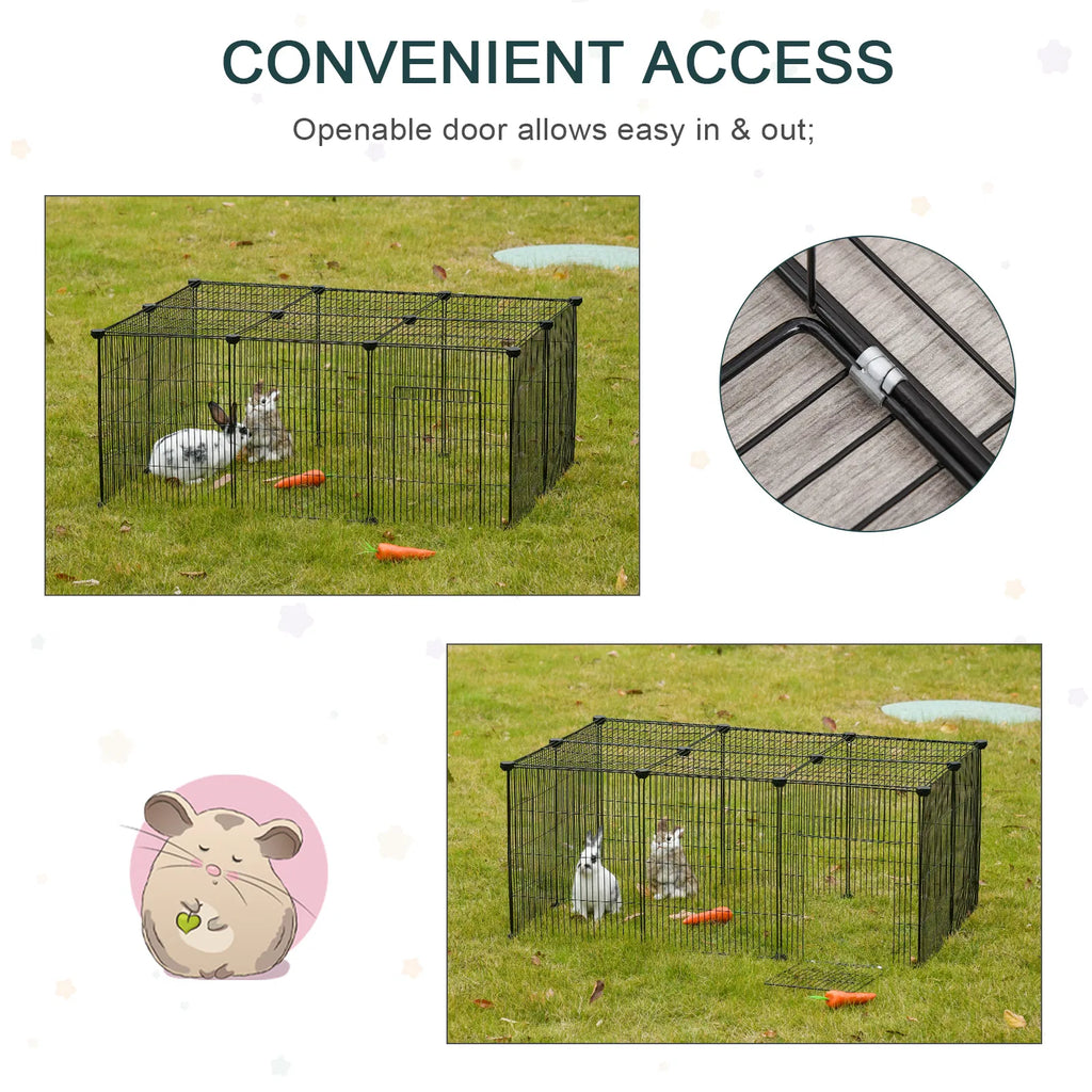 Small Animal Cage for Bunny Guinea Pig Chinchilla Hedgehog Portable Pet