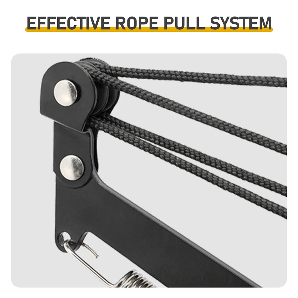 24ft Manual Pole Saw Lightweight Tree Trimmers Long Handle Pruner Set Sharp