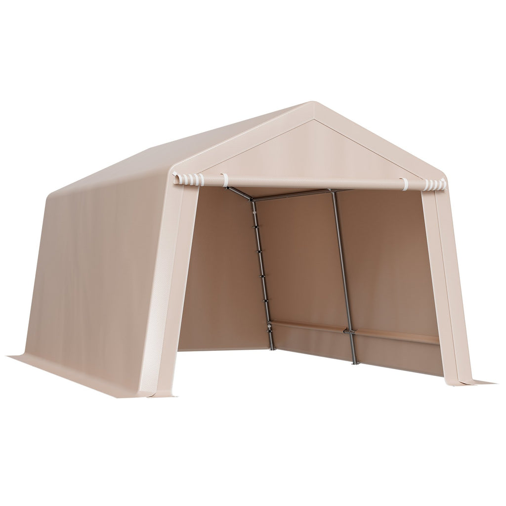 10x15ft portable outdoor storage shelter product view 1