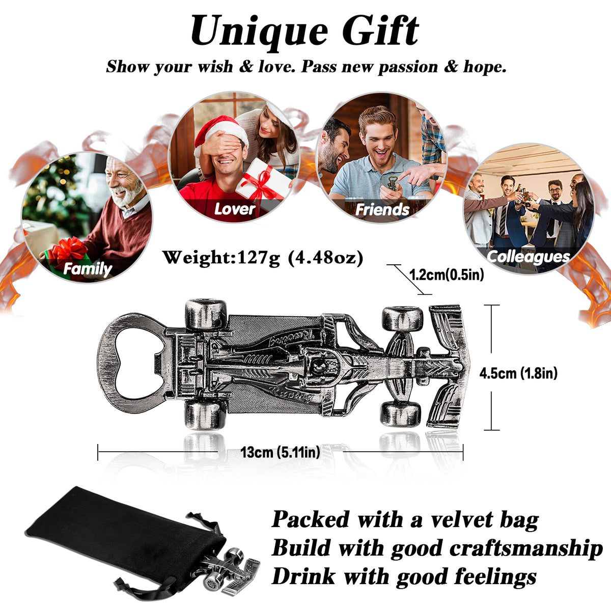 Exquisite Racing Bottle Opener Meticulously Designed And Made Of Durable - Image 3
