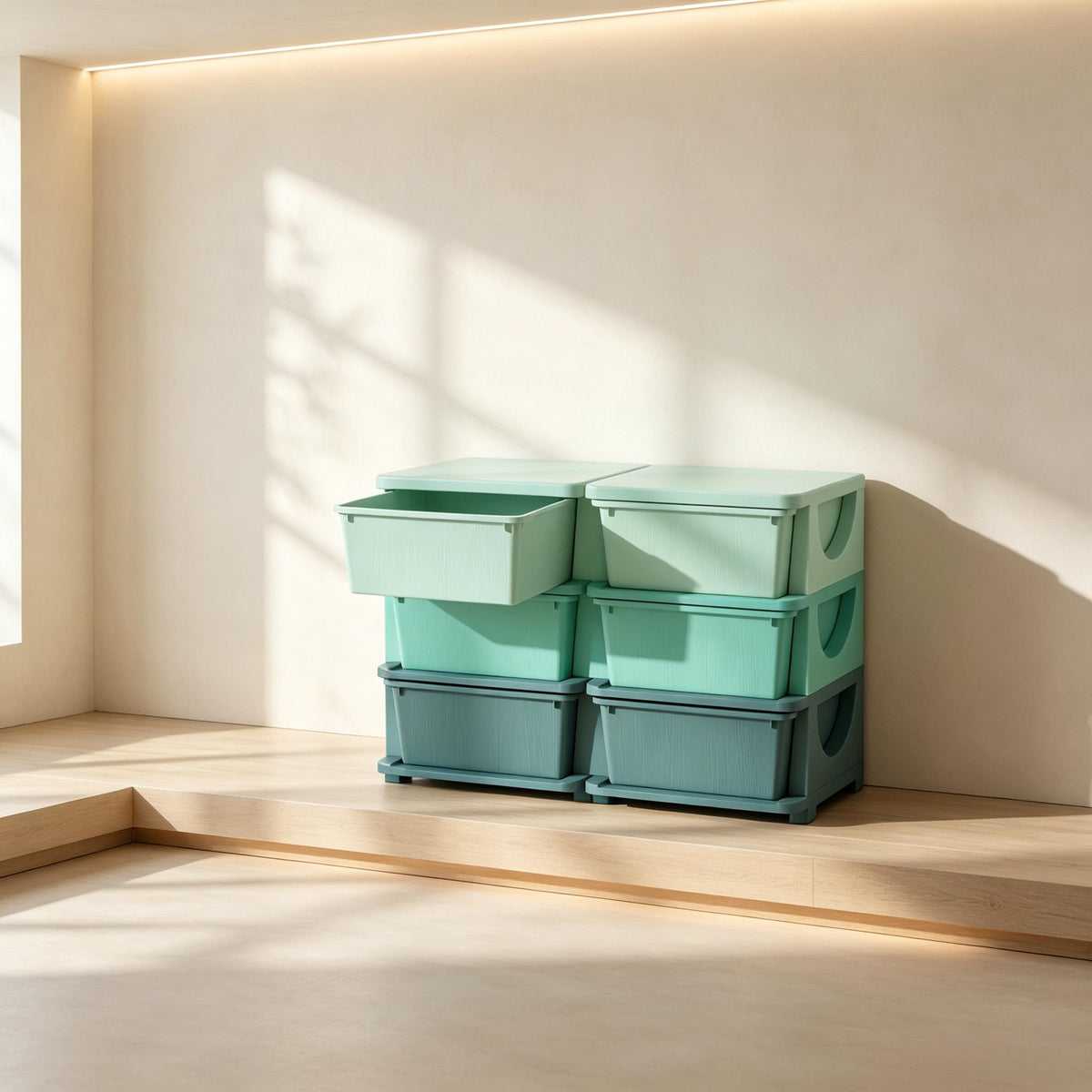 Multi-Tier Storage Organizer Unit Dimensions and Layout