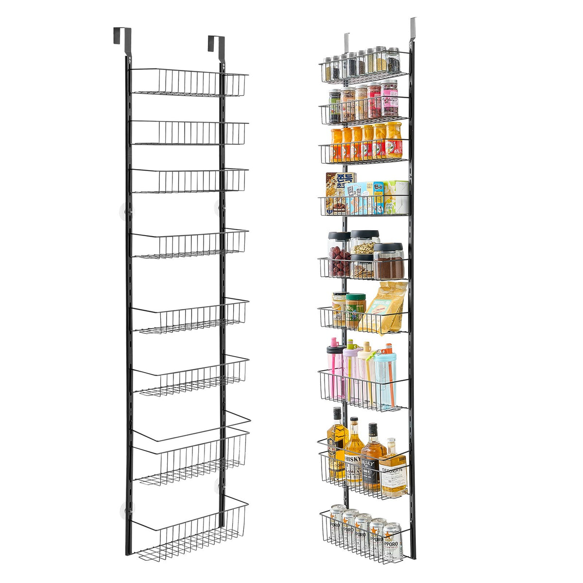 9-tier over-the-door pantry organizer