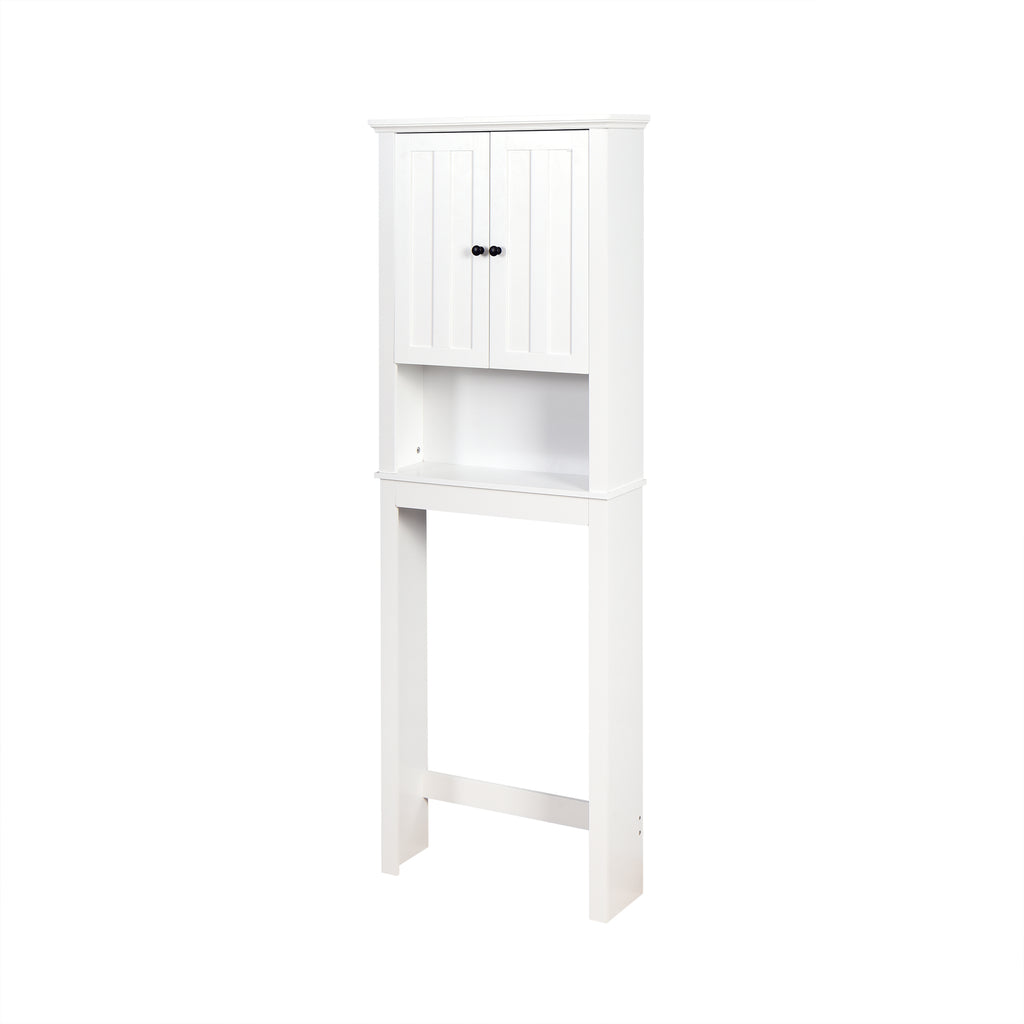 White Over-the-Toilet Bathroom Space Saver Cabinet