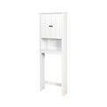 White Over-the-Toilet Bathroom Space Saver Cabinet