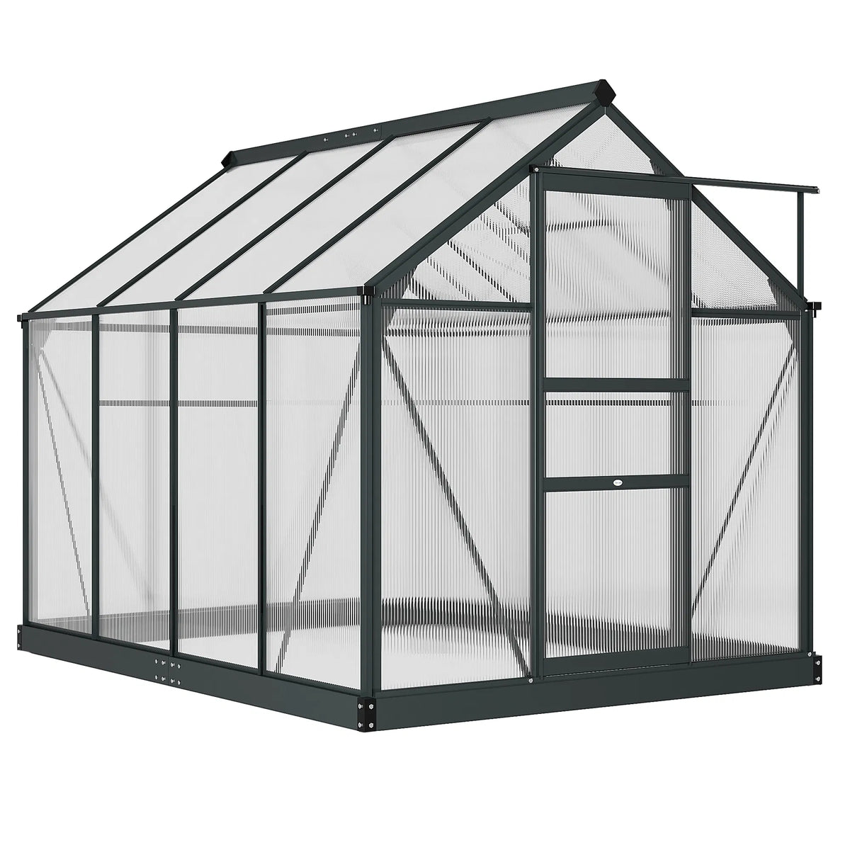 Greenhouse Garden Green House Outdoor Greenhouse Kit PC Board with Sliding - Image 3