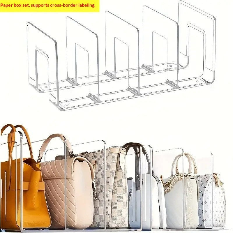crossbody bag rack closet organizer packaging and components