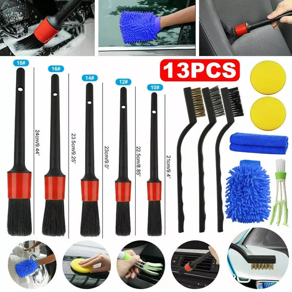 detailing brush set power scrubber packaging and components