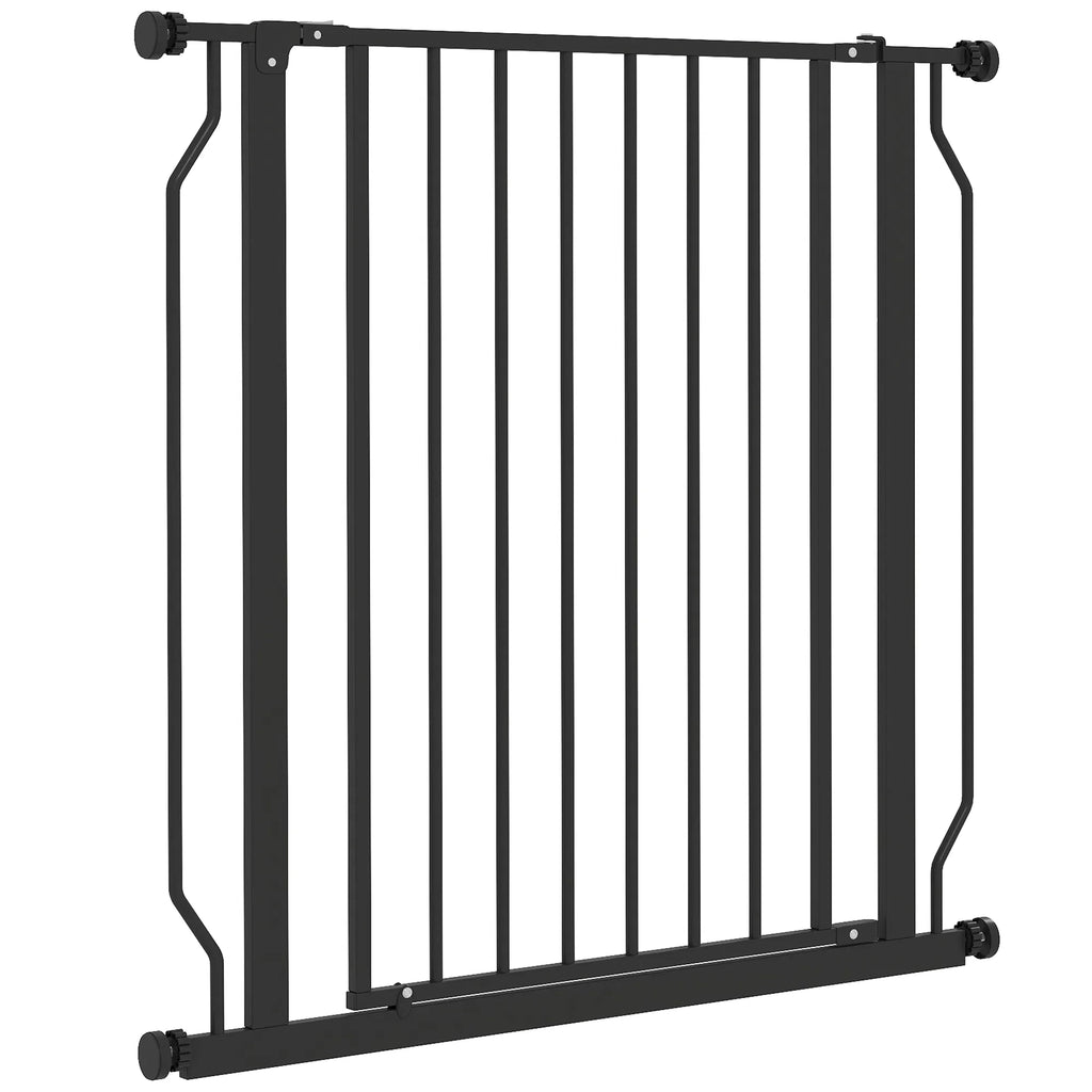 30" 34" Easy Install Pet Gate w/ Door & Double Locking System Extra Wide Dog - Image 3