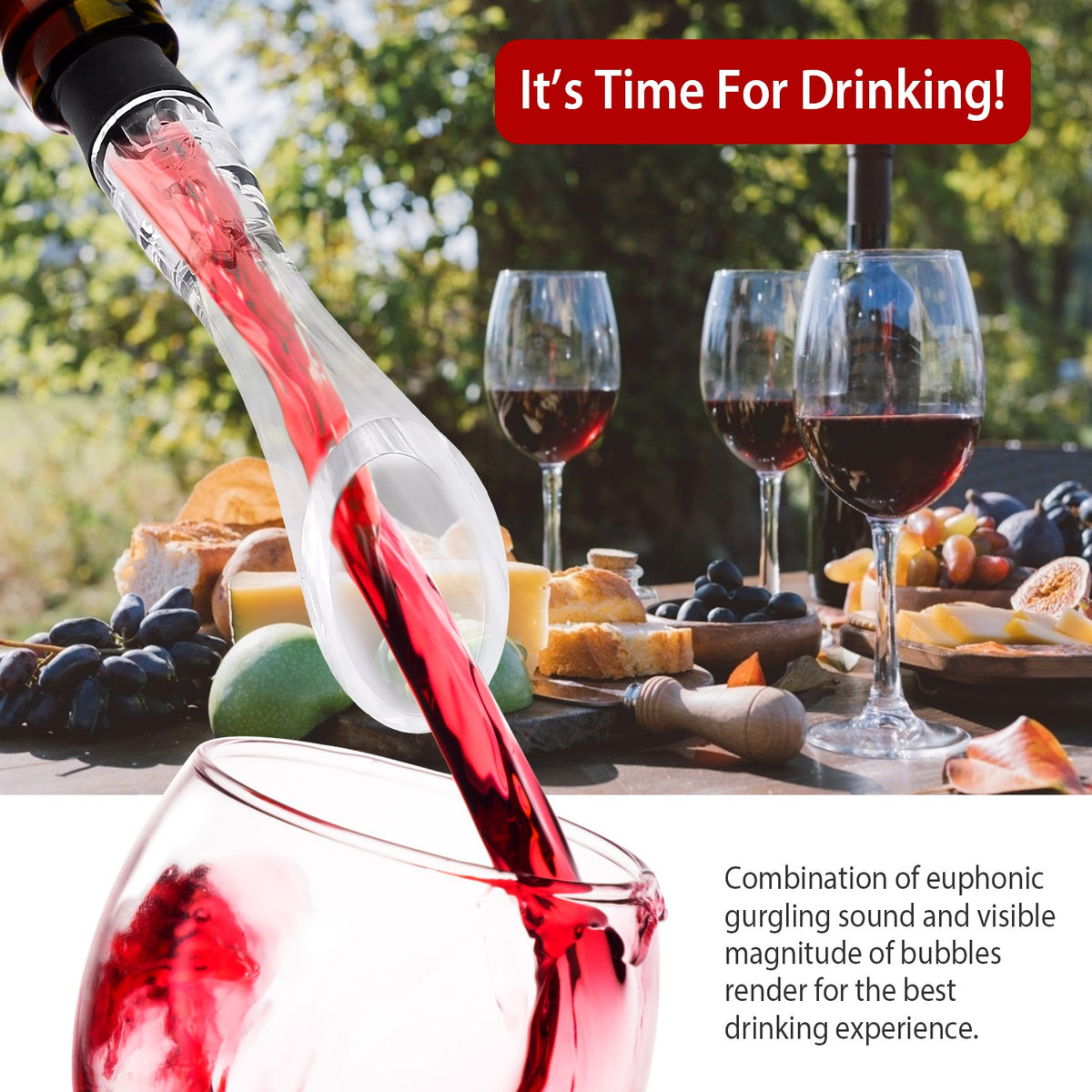 1pc wine aerator pourer spout product angle 7