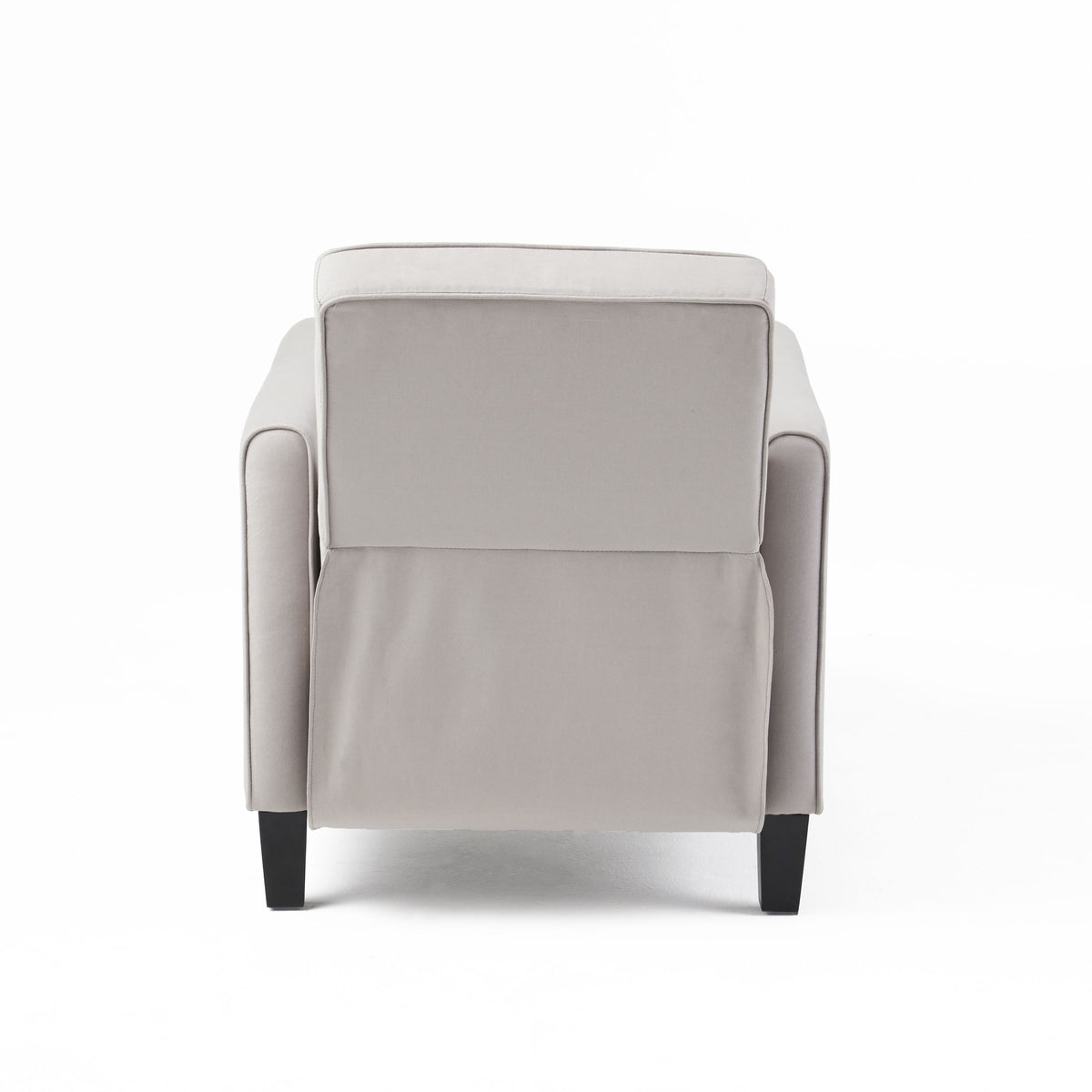 27.5" Push Back Recliner Chair Upholstered Recliner Armchair with Solid Beech - Image 5