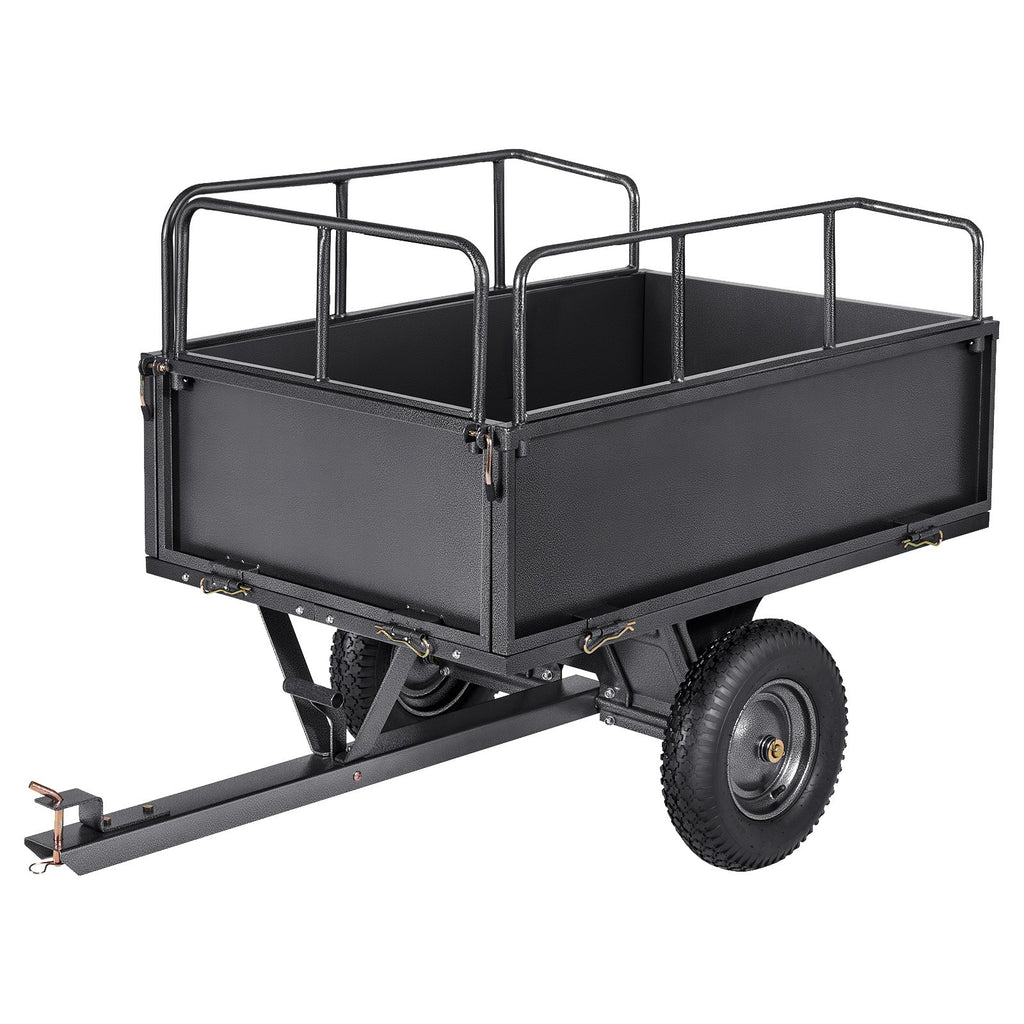 600-lb steel dump cart 17 cu ft product view 1